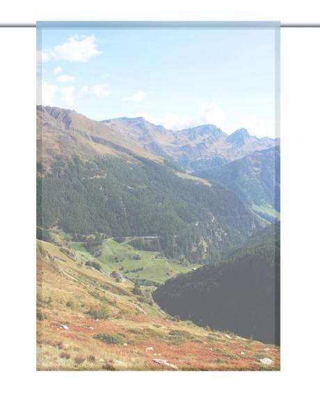 Scheibenhänger Blick nach Italien, eckig